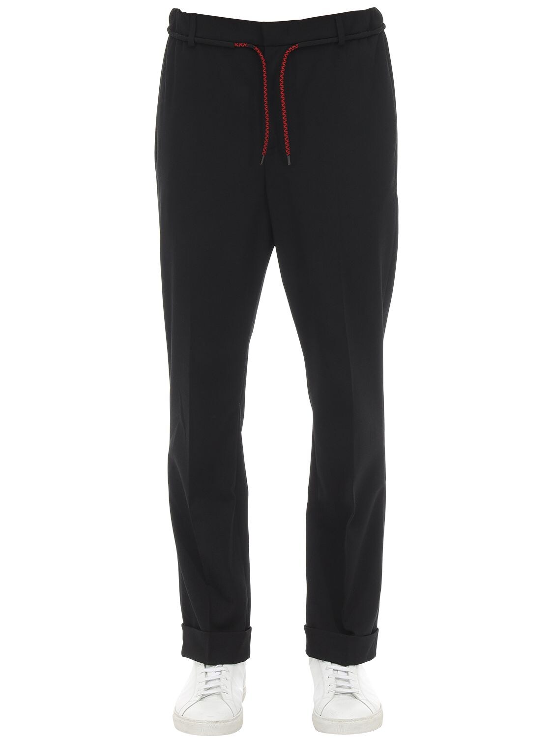 MCQ BY ALEXANDER MCQUEEN TAILORED WOOL BLEND JOGGING PANTS,71IK2A007-MTAWMA2