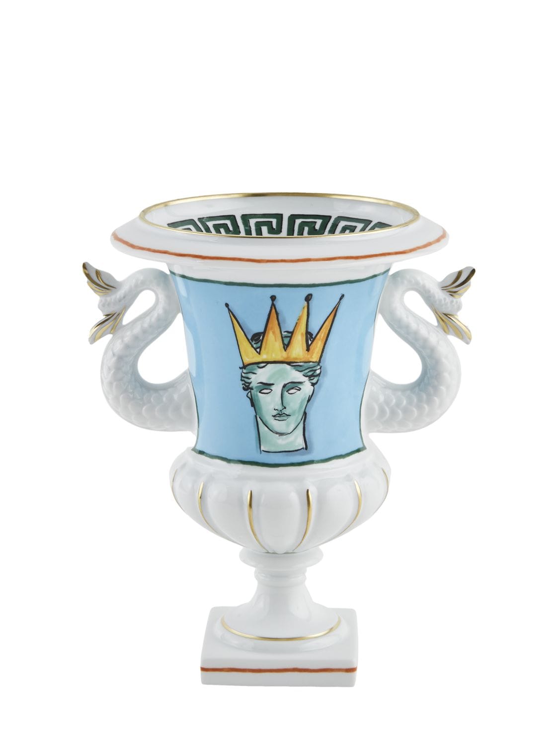 Image of Nettuno Mermaid Tails Porcelain Vase