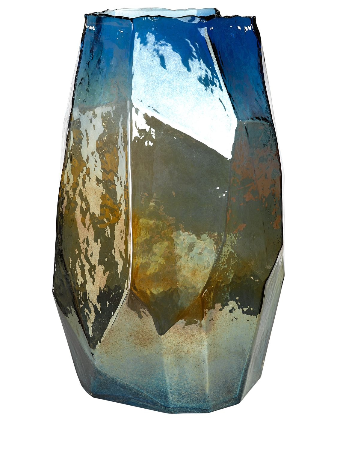 Image of Large Graphic Luster Vase