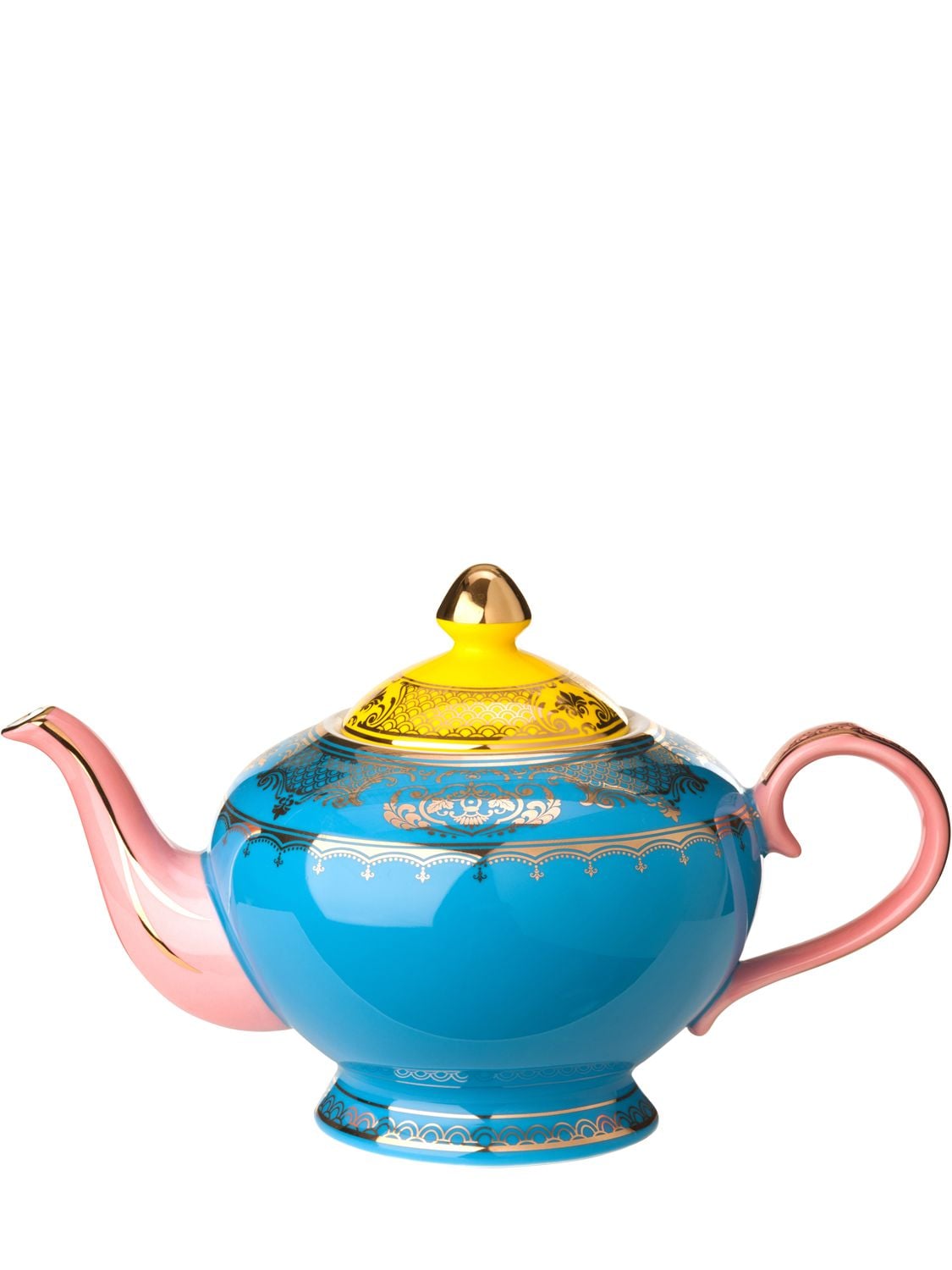 Pols Potten Grandpa Teapot In Multicolor