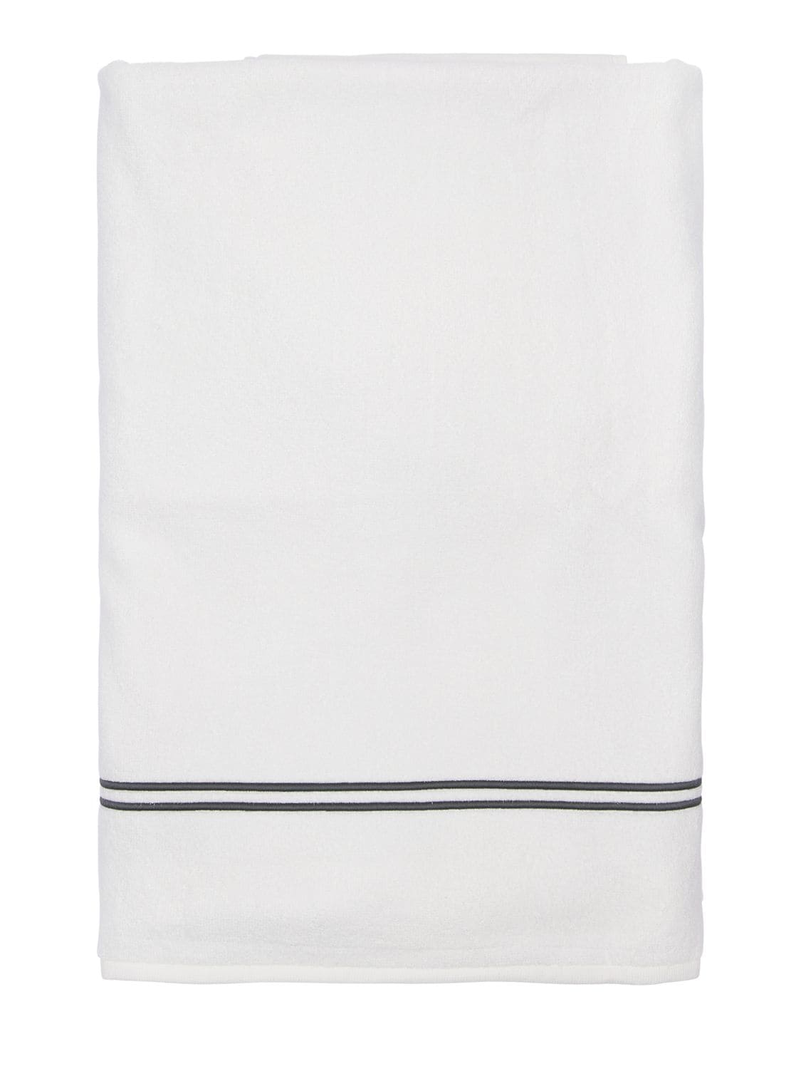 Frette Hotel Classic Large Bath Towel In White,grey
