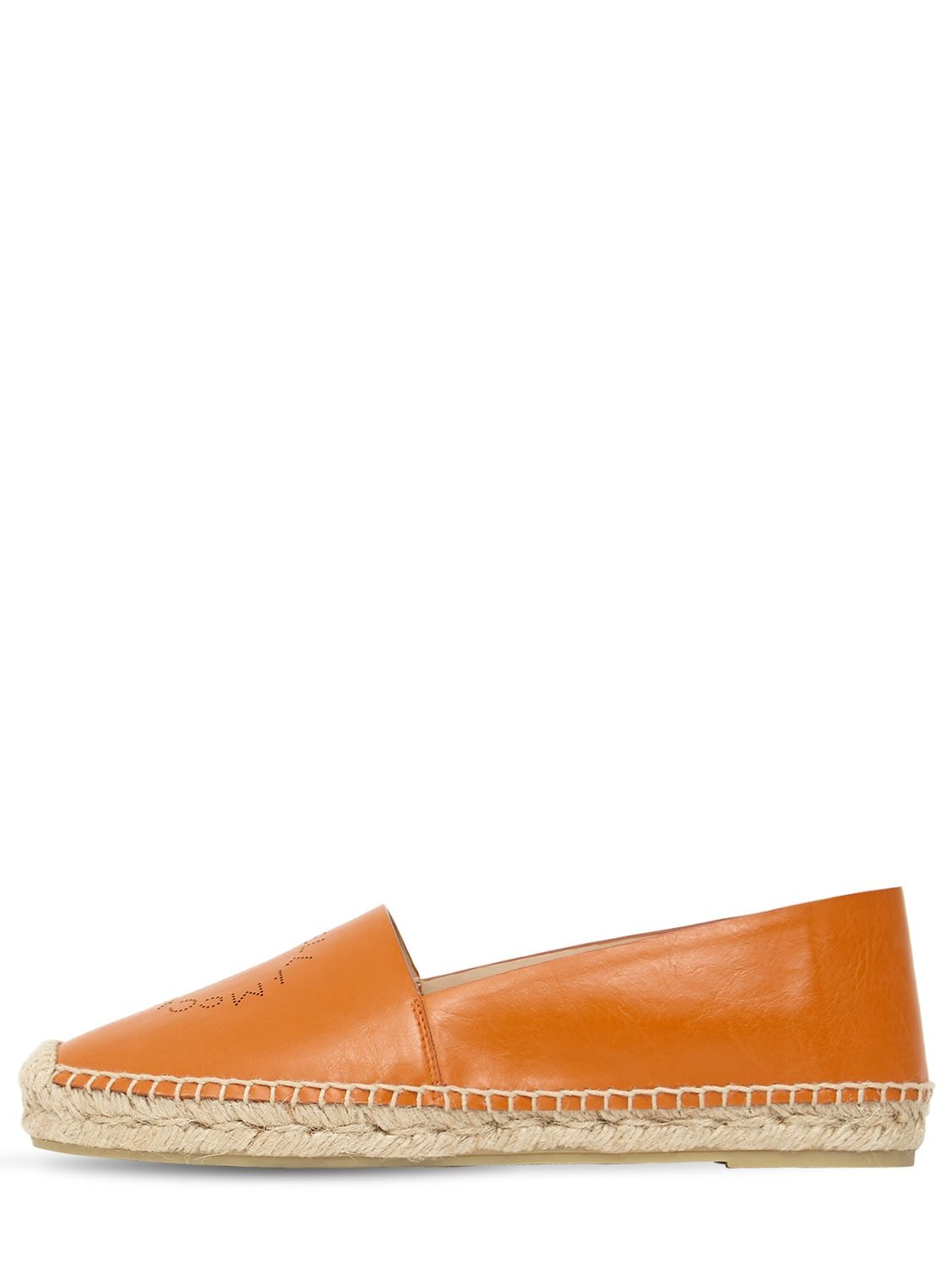 STELLA MCCARTNEY 10MM FAUX LEATHER ESPADRILLES,71IL3R007-NZYWMA2