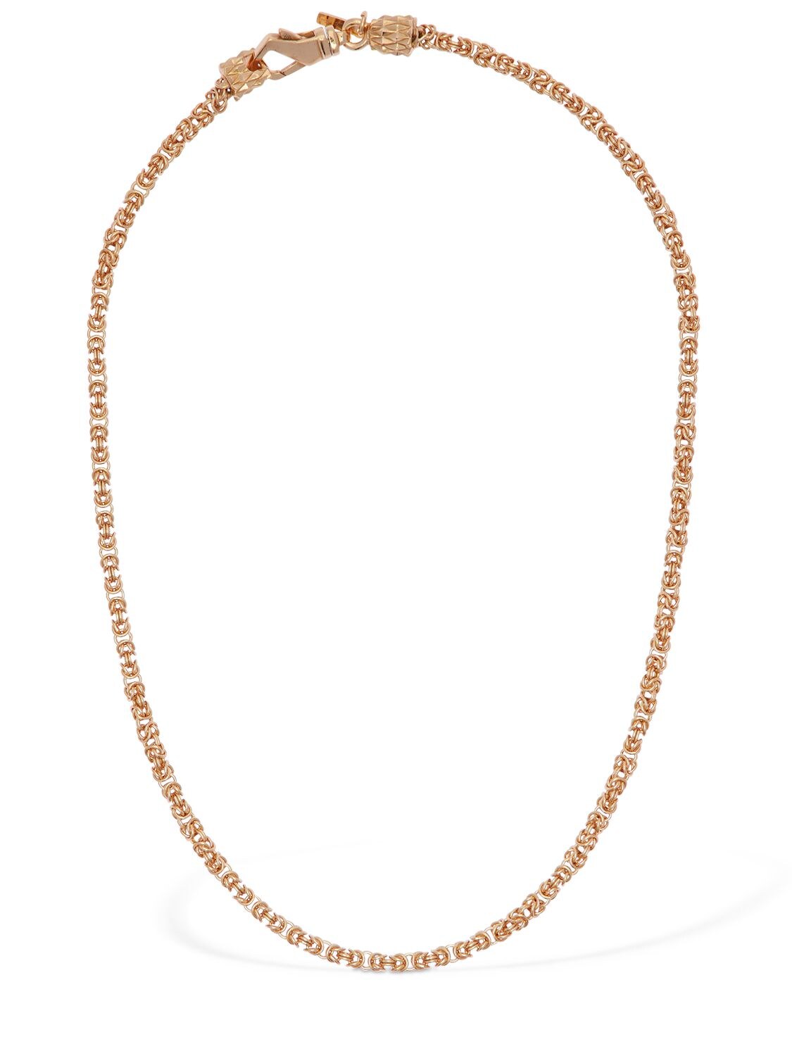 Emanuele Bicocchi Bizantine Chain Necklace In Gold