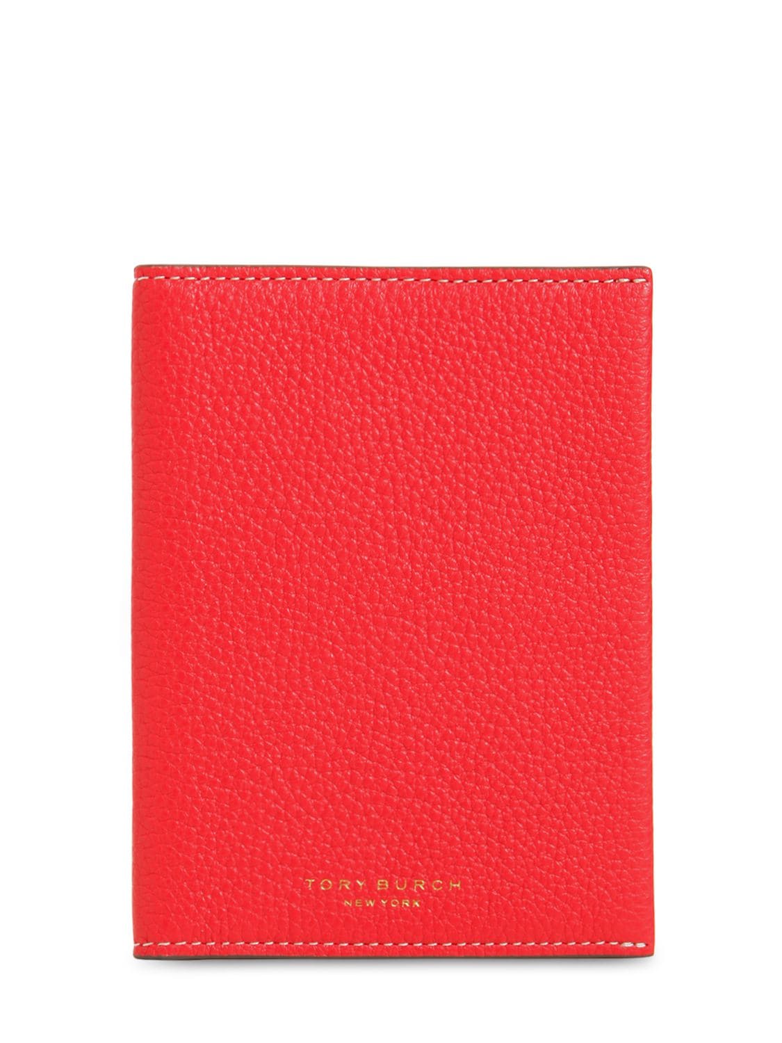 TORY BURCH PERRY LEATHER PASSPORT HOLDER,71IL4W027-NJQ20
