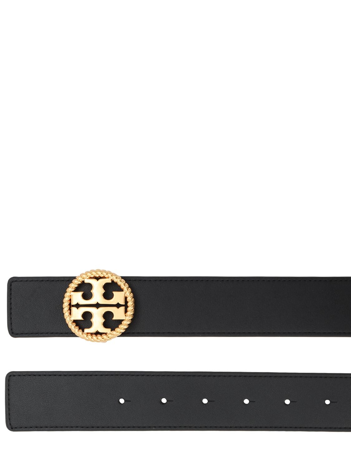 tory burch reversible logo belt in black | modesens