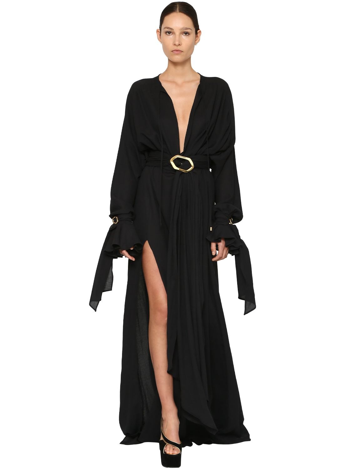 balmain maxi dress