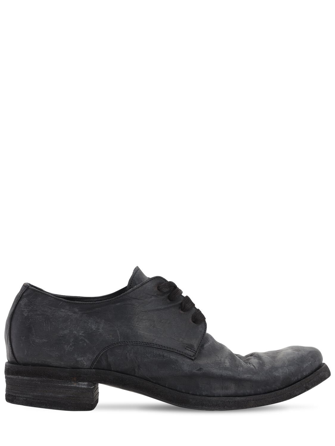 A Diciannoveventitre Handmade Leather Lace-up Shoes In Dark Brown