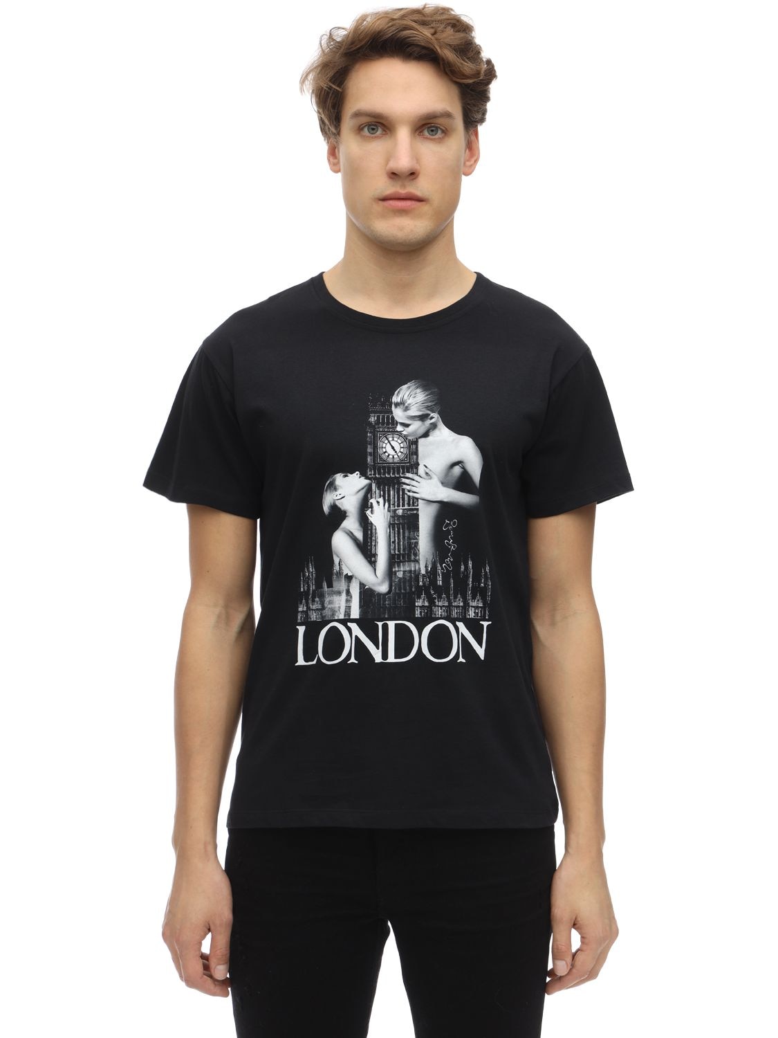 Passarella Death Squad Beaute No2 Cotton Blend T-shirt In Black