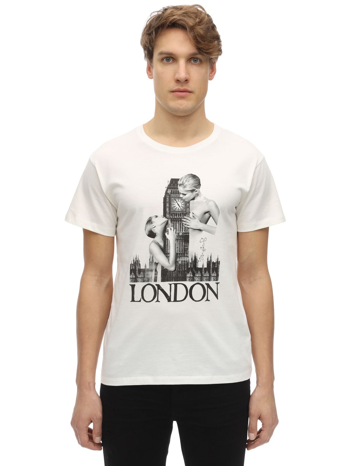 Passarella Death Squad Beaute No2 Cotton Blend T-shirt In White