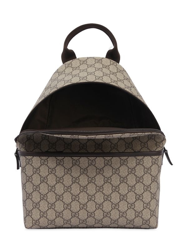 Brown Backpack with 'GG' pattern Gucci Kids - Vitkac TW