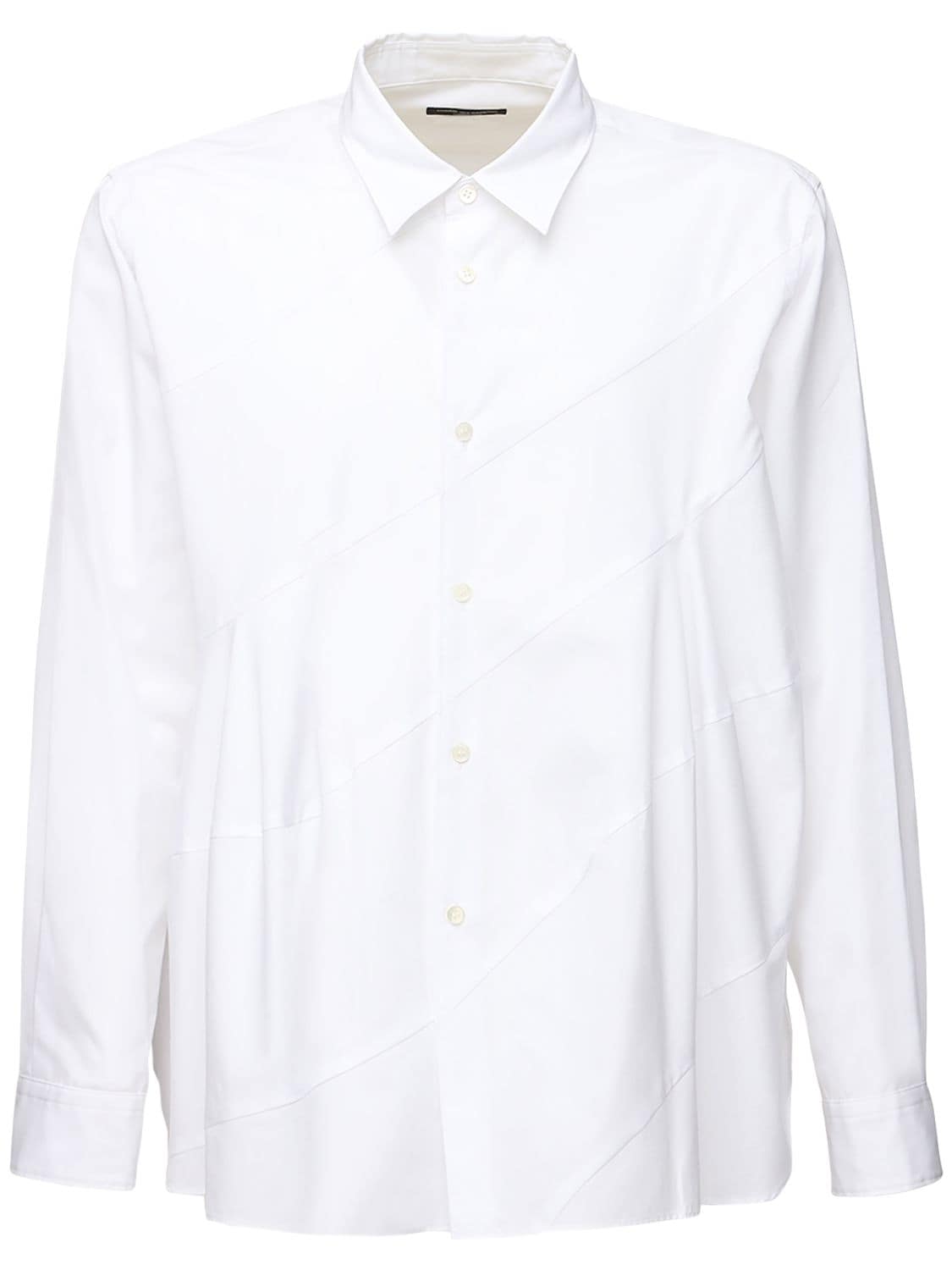 Layered Cotton Poplin Shirt