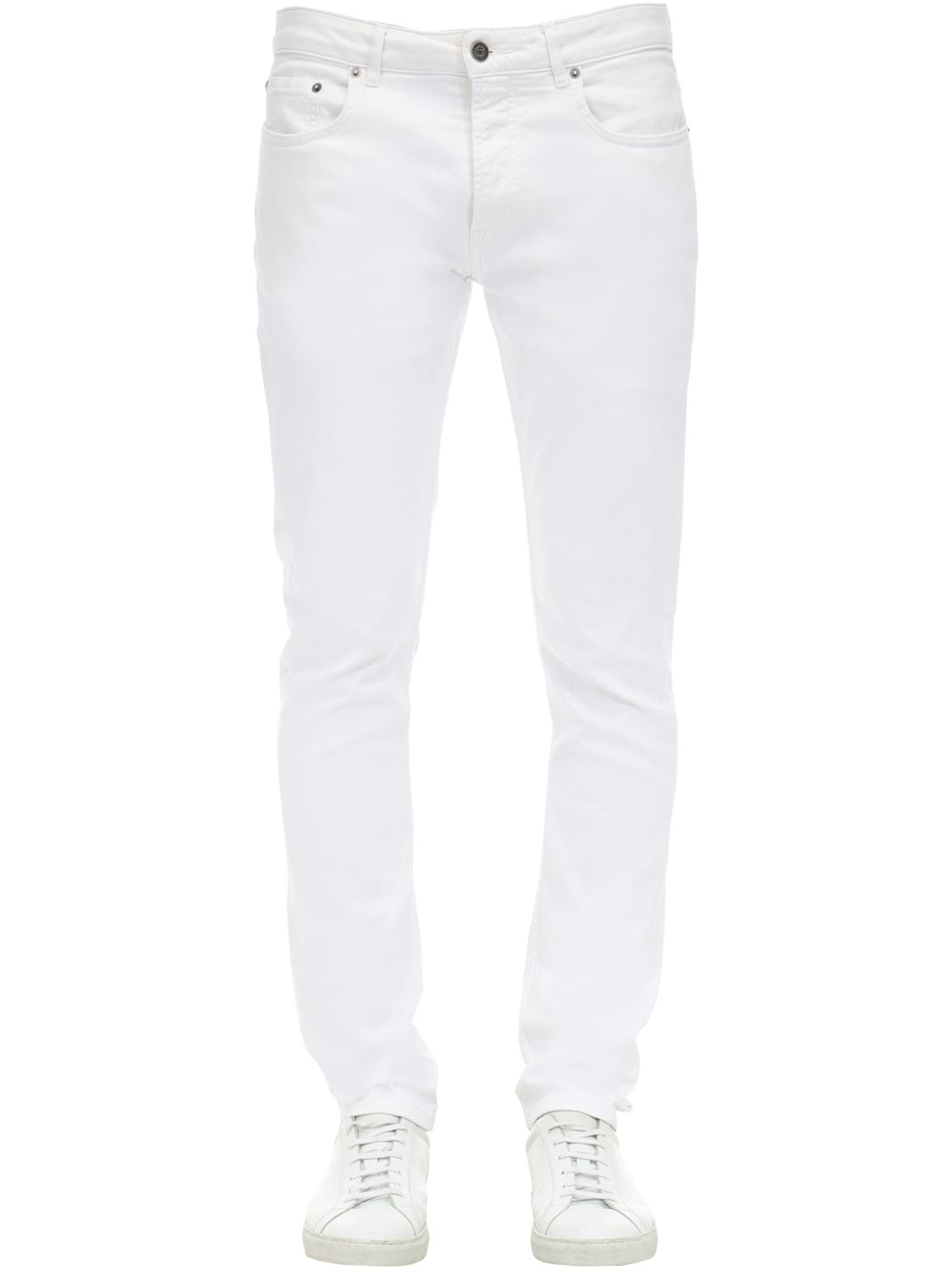 Htc Los Angeles 17.5cm Slim Denim Jeans In White