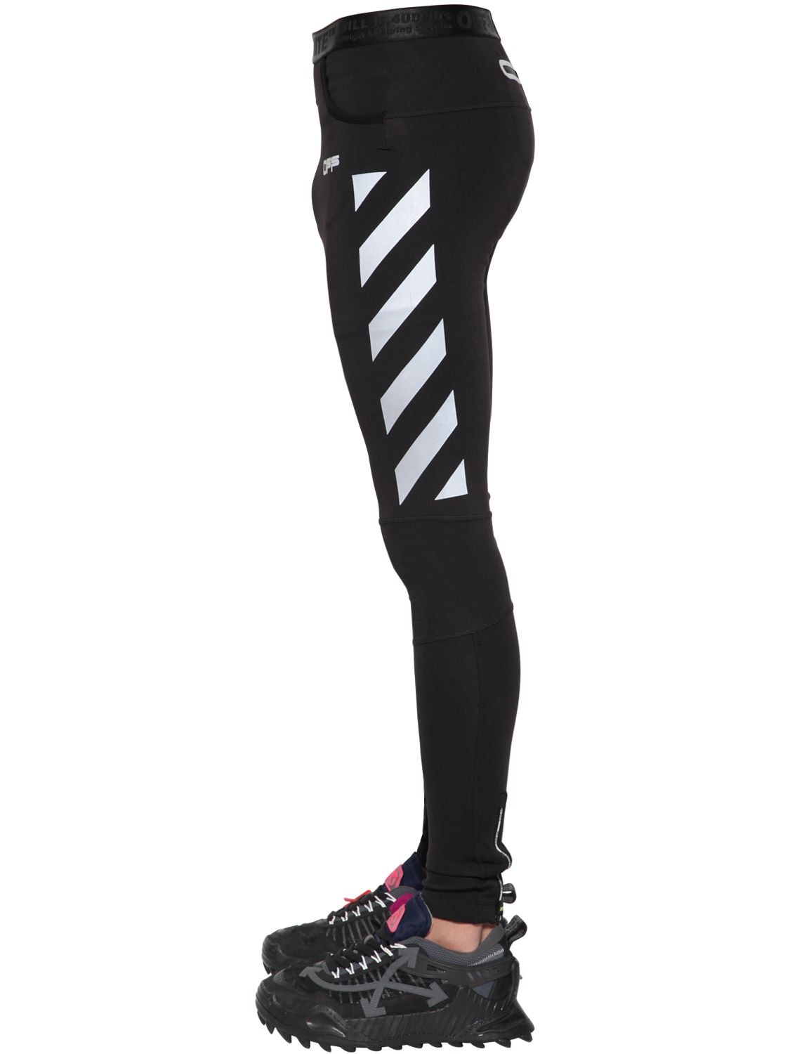 off white running tights