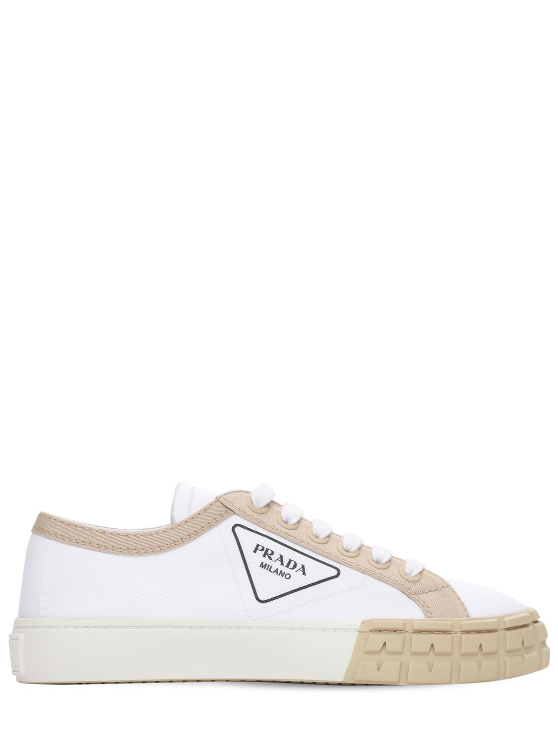 30mm Hohe Sneakers Aus Baumwollcanvas