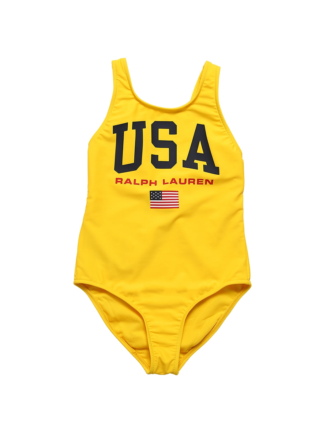 Logo Printed One Piece Swimsuit