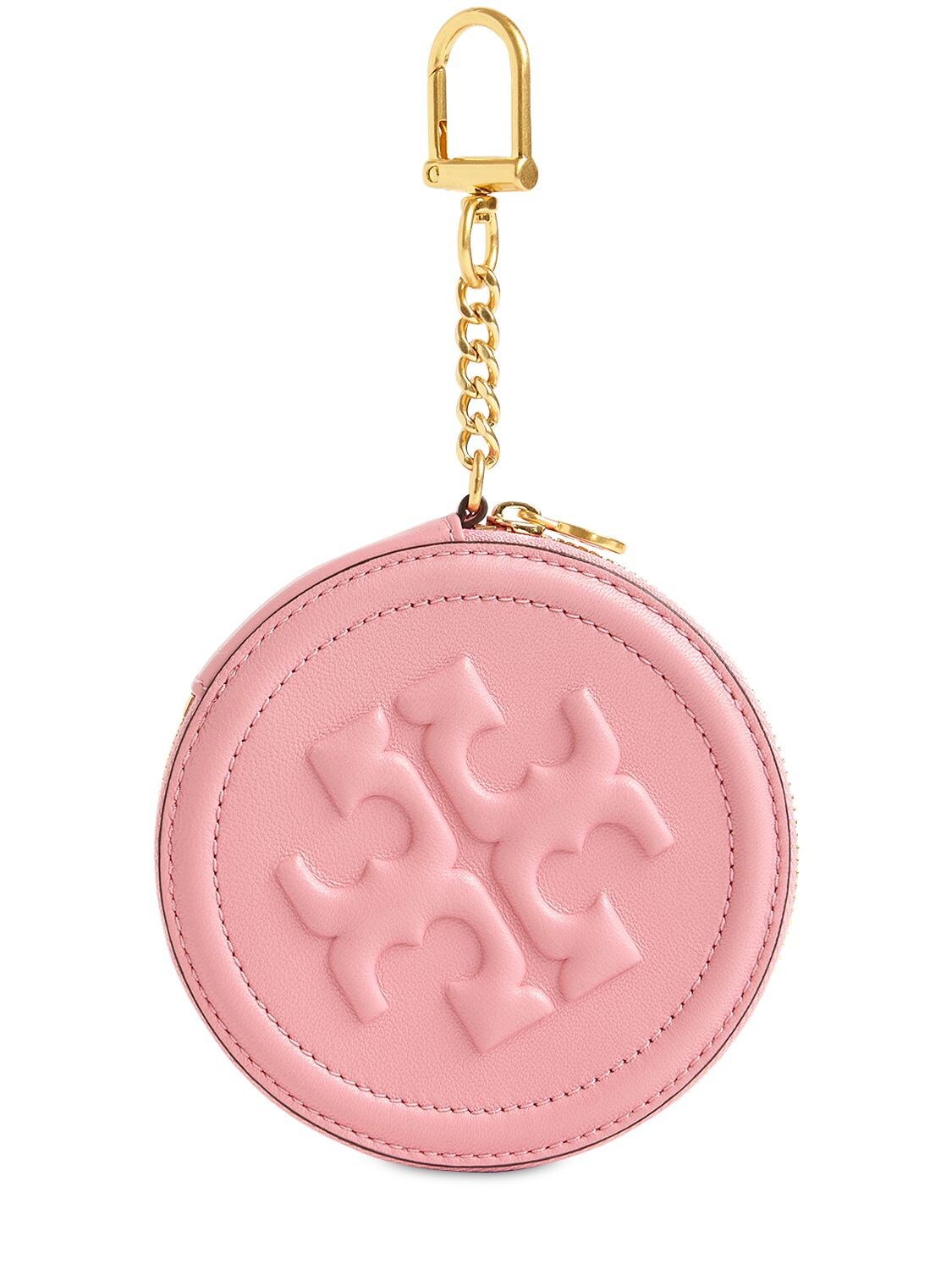 TORY BURCH FLAMING LEATHER COIN PURSE,71IM3V028-NJGX0