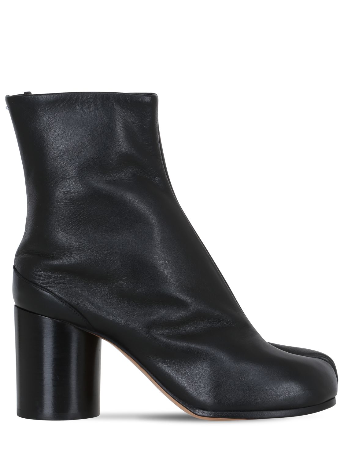 maison margiela tabi leather ankle boots