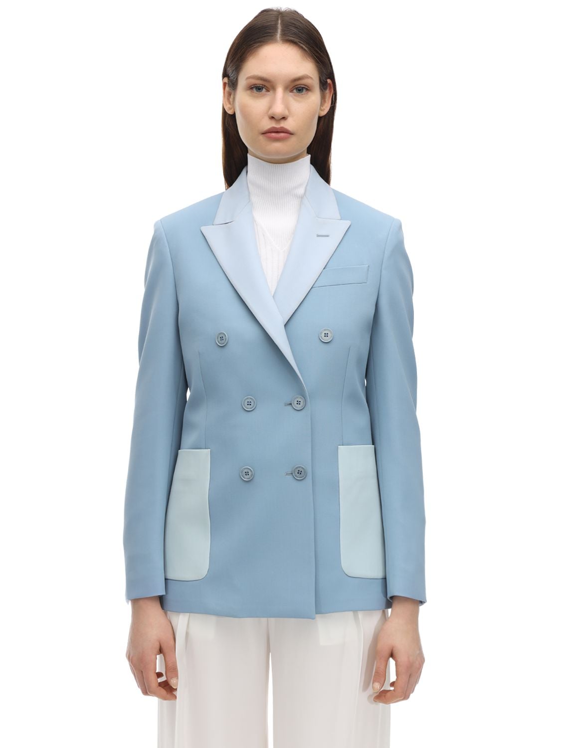 Tailored Stretch Wool Jacket