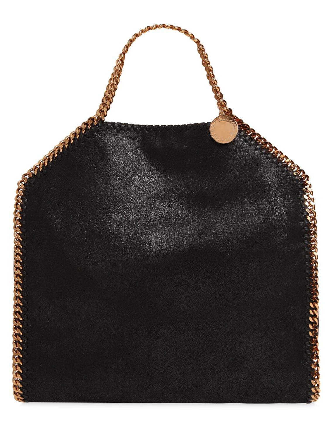 Shop Stella Mccartney 3chain Falabella Shaggy Bag In Black