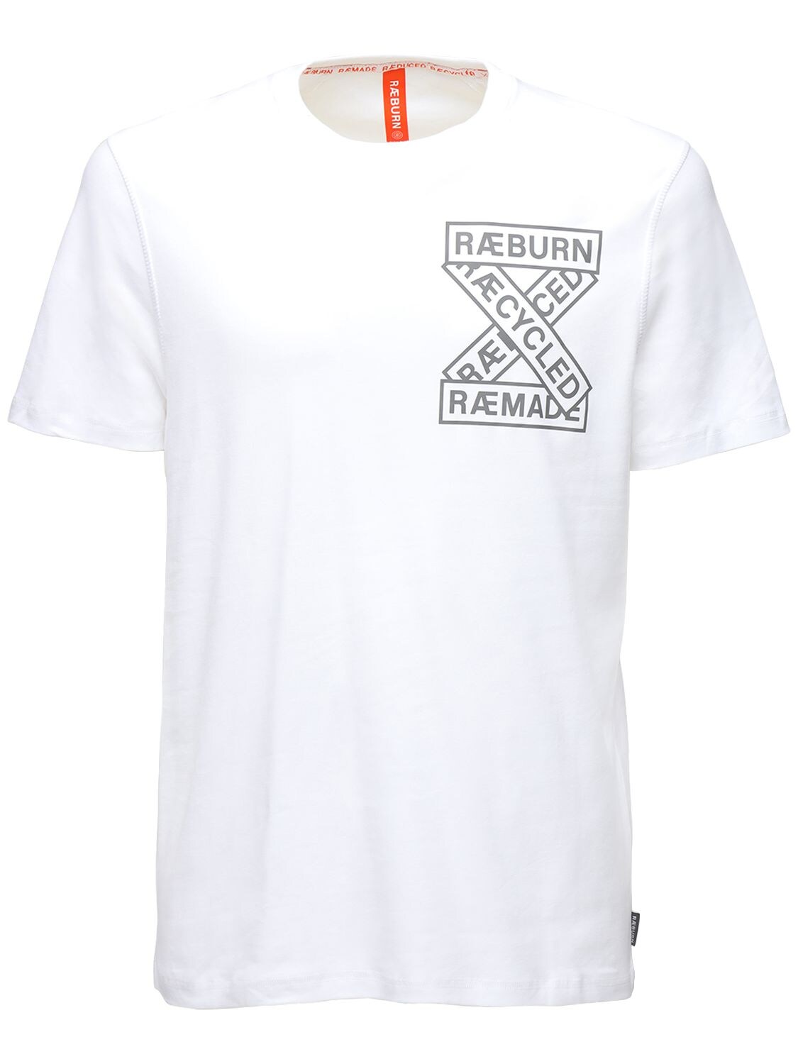 Christopher Raeburn Ethos Graphic Cotton Jersey T-shirt In White