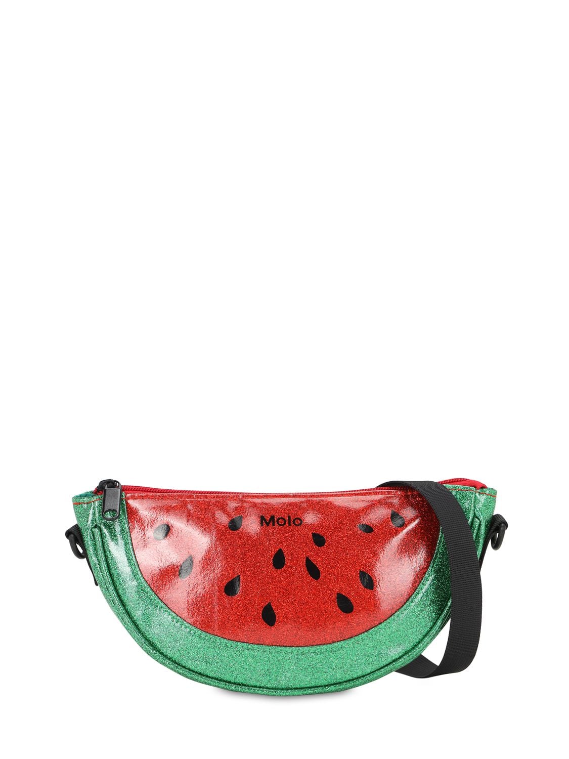 Molo Kids' Watermelon Faux Leather Bag In Red