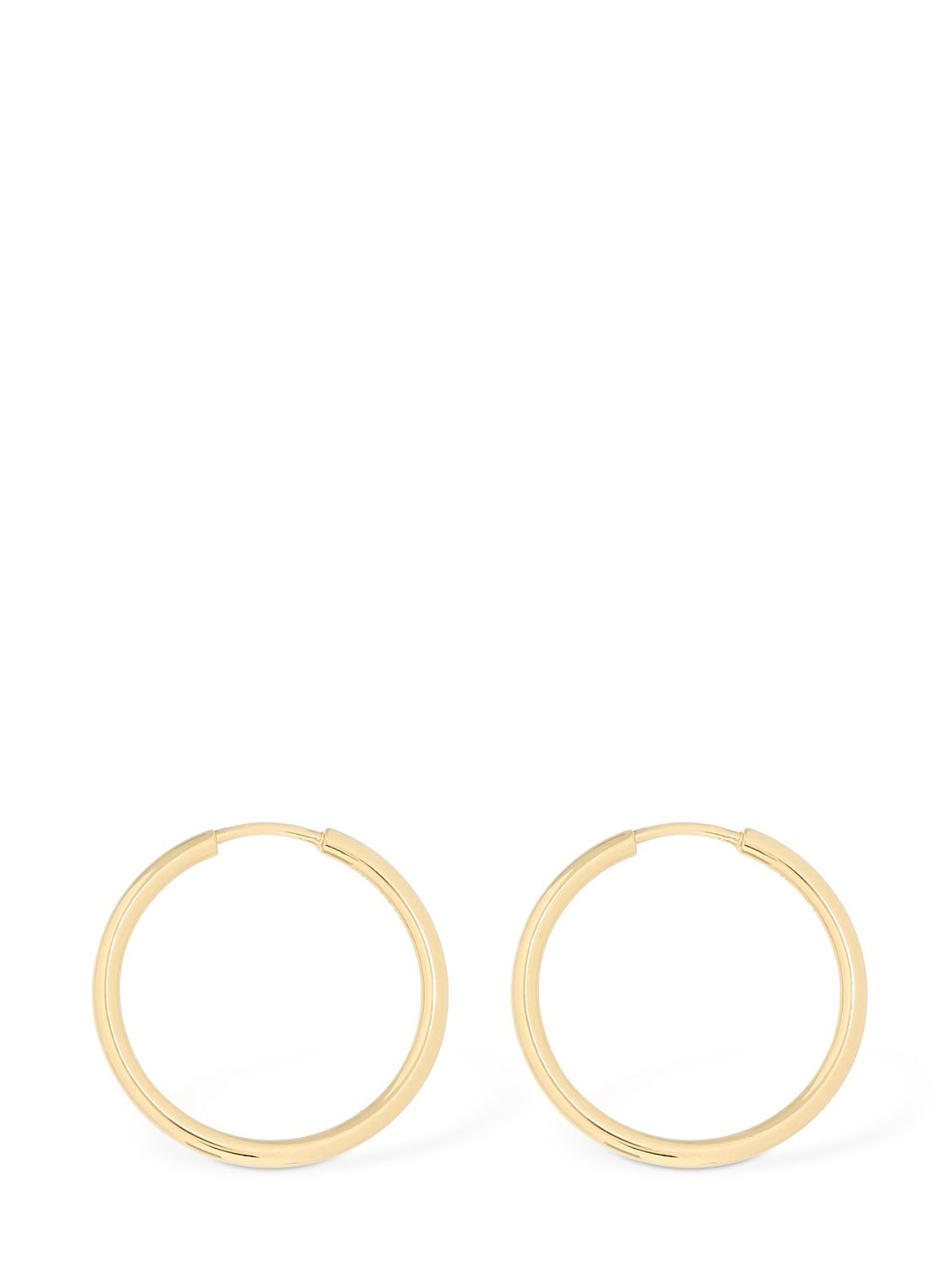Shop Maria Black Senorita 20 Hoop Earrings In Gold