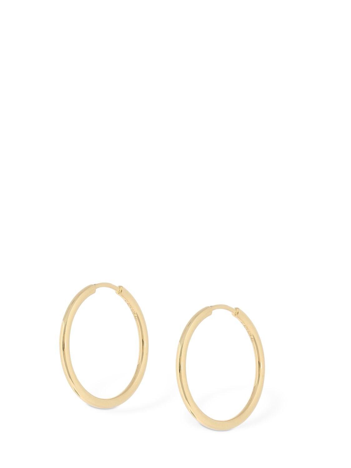 Shop Maria Black Senorita 20 Hoop Earrings In Gold