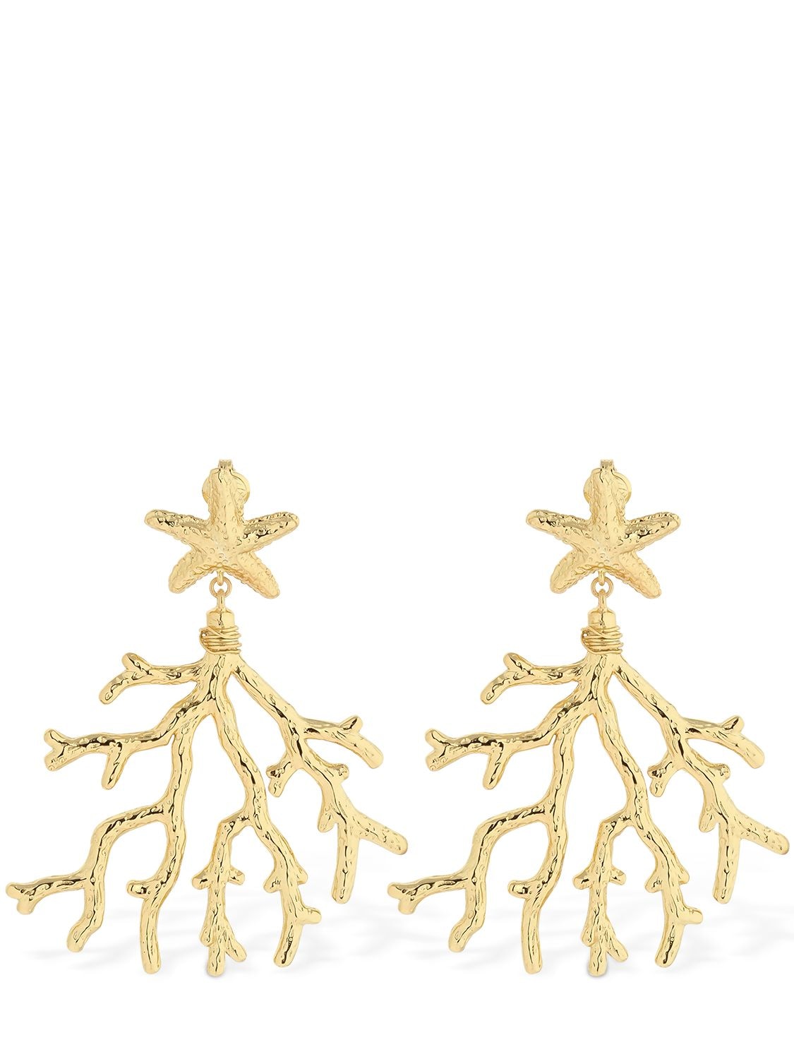 Aurelie Bidermann Cassis Seashell Shape Clip-on Earrings In Gold