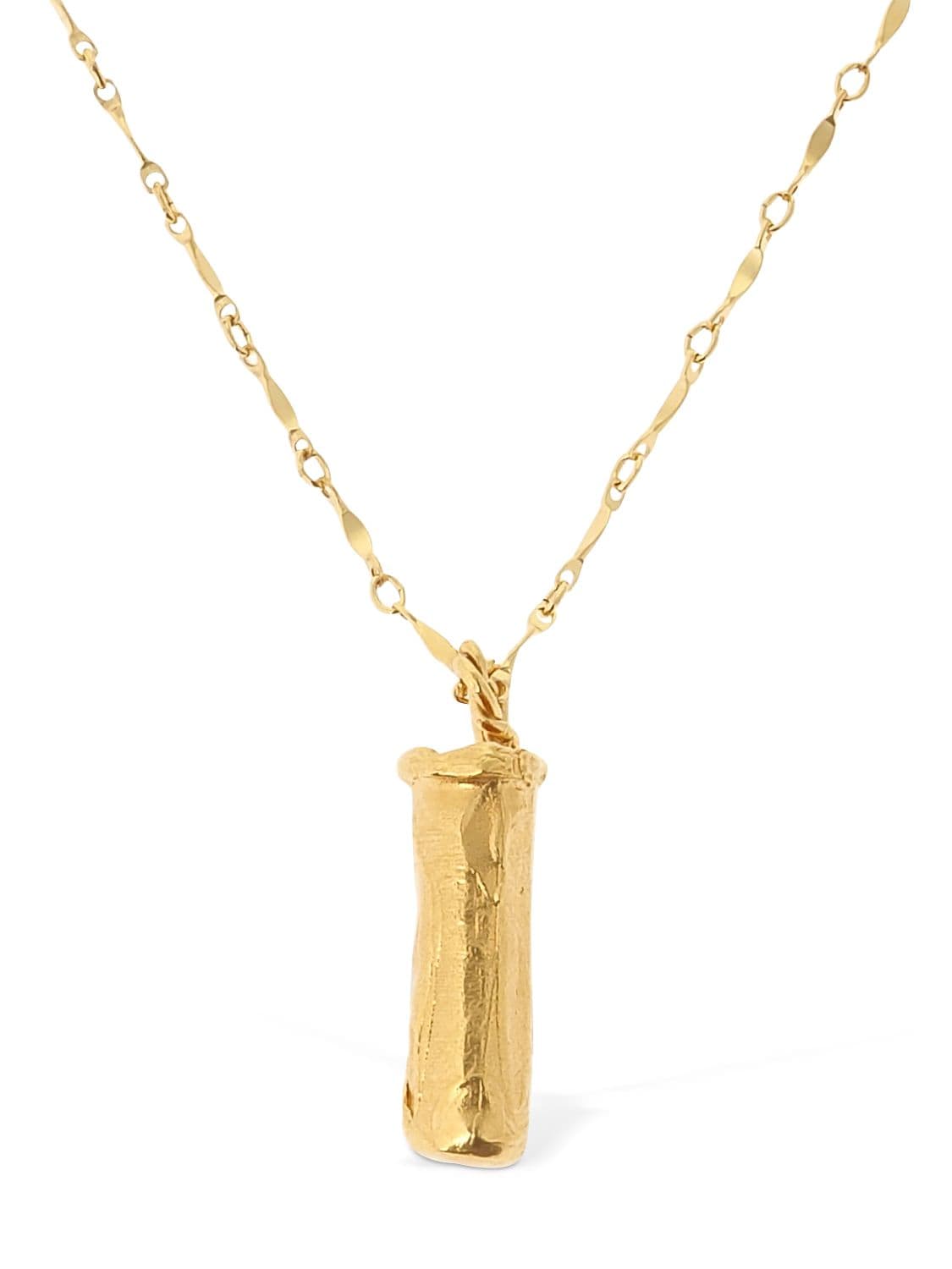 Alighieri The Molten Flask Necklace In Gold