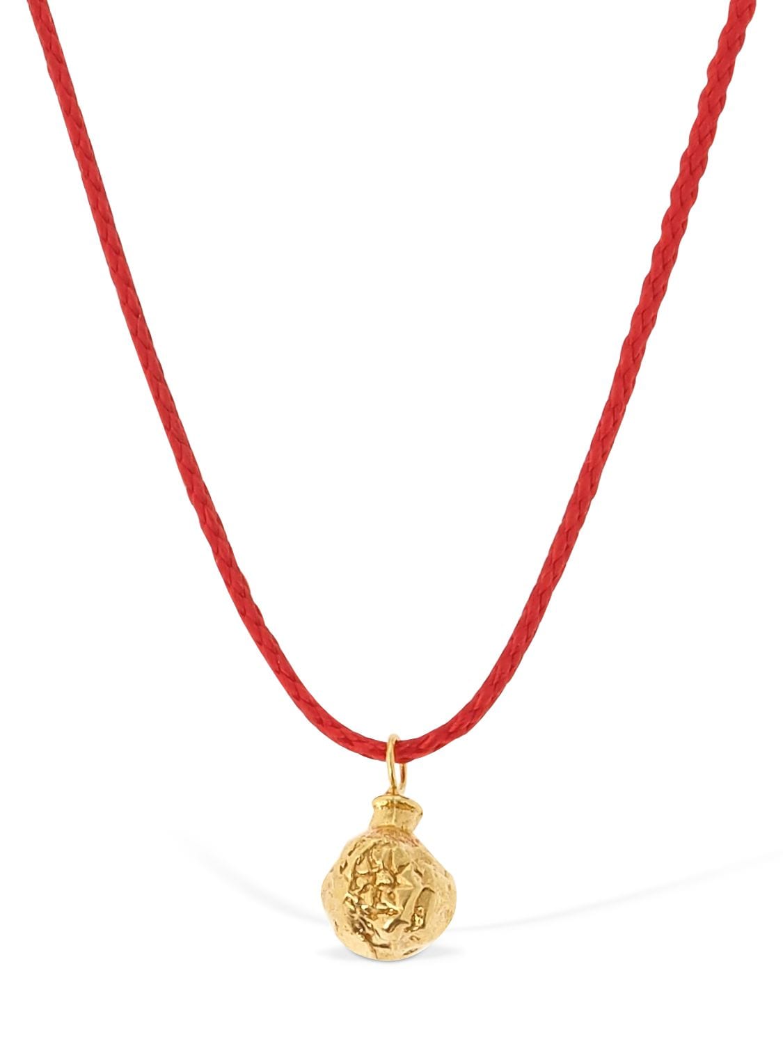 Alighieri The Pentacle Necklace In Gold,red