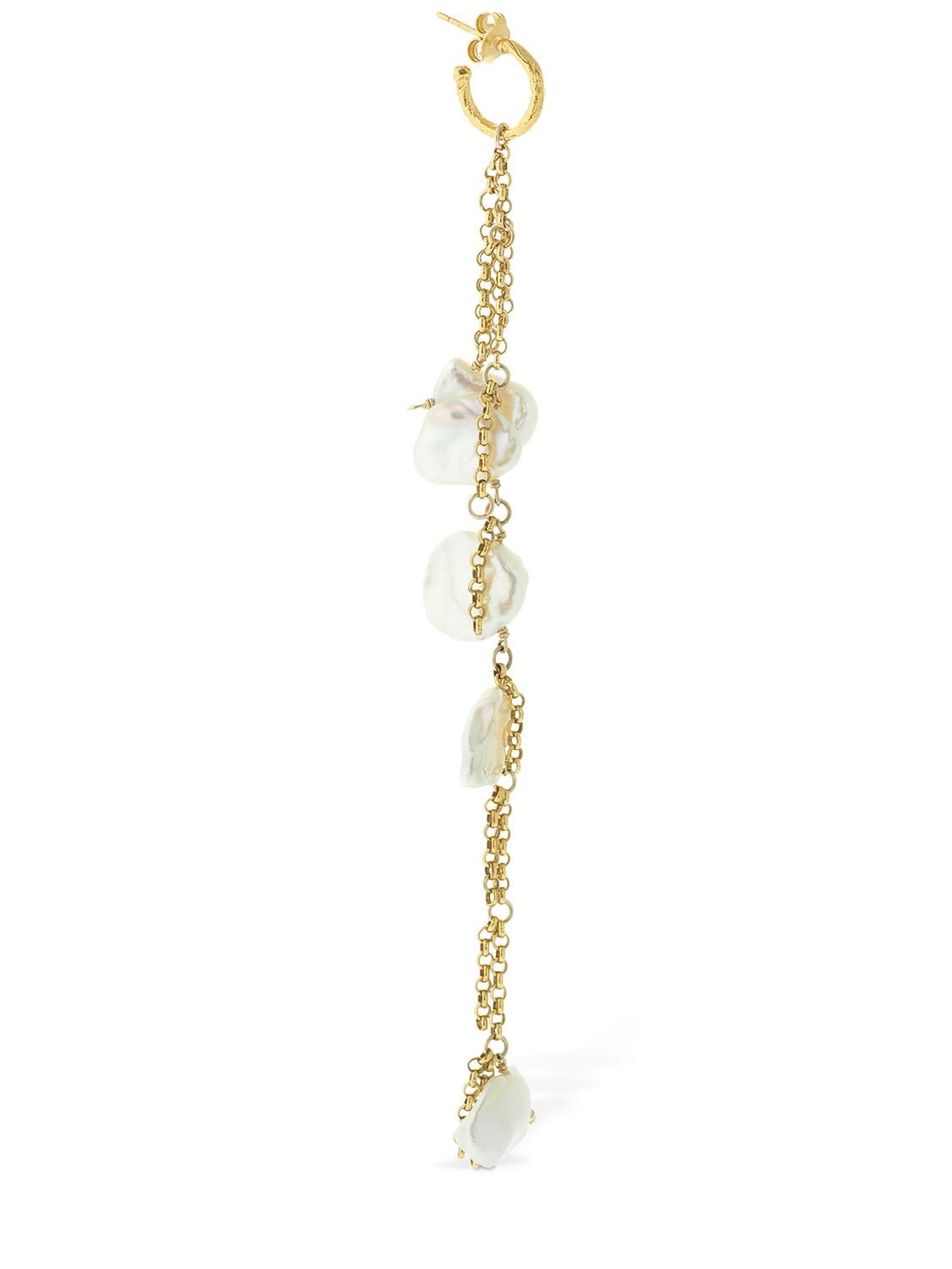 Alighieri The Deluge Mono Earring W/ Pearls In Gold,pearl