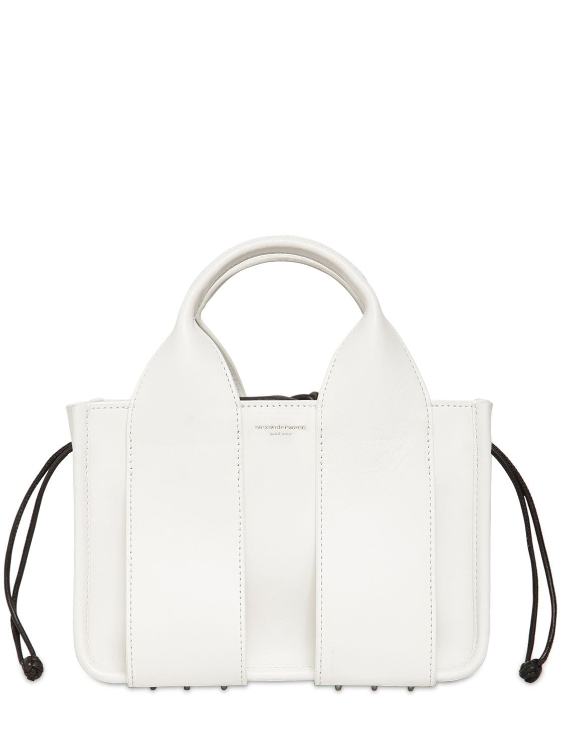 ALEXANDER WANG SMALL ROCCO LEATHER TOTE BAG,71IRLW039-MTAW0