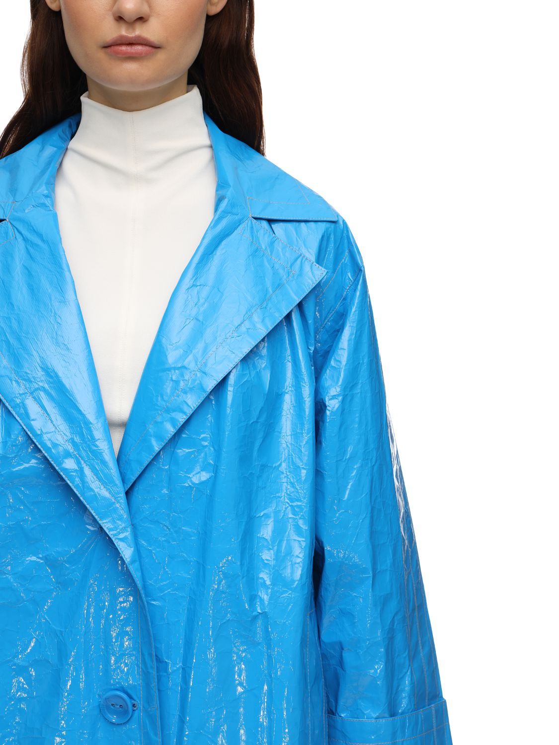 STAND STUDIO LEXIE NYLON TRENCH COAT