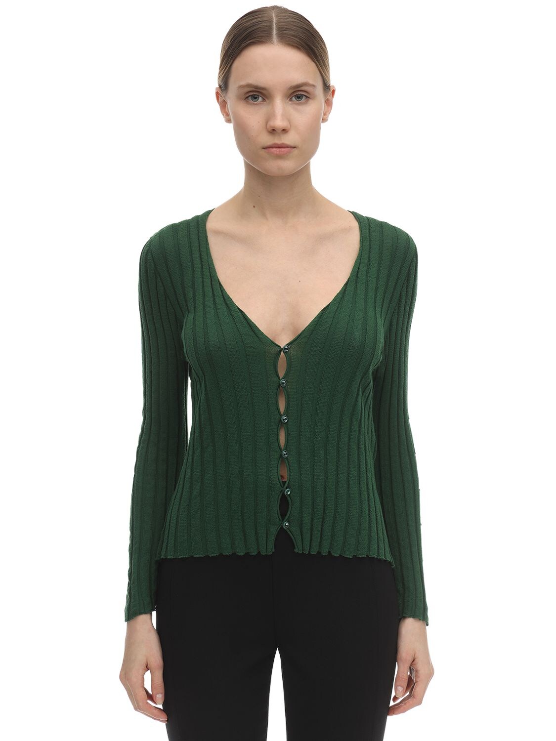 fitted cardigan womens
