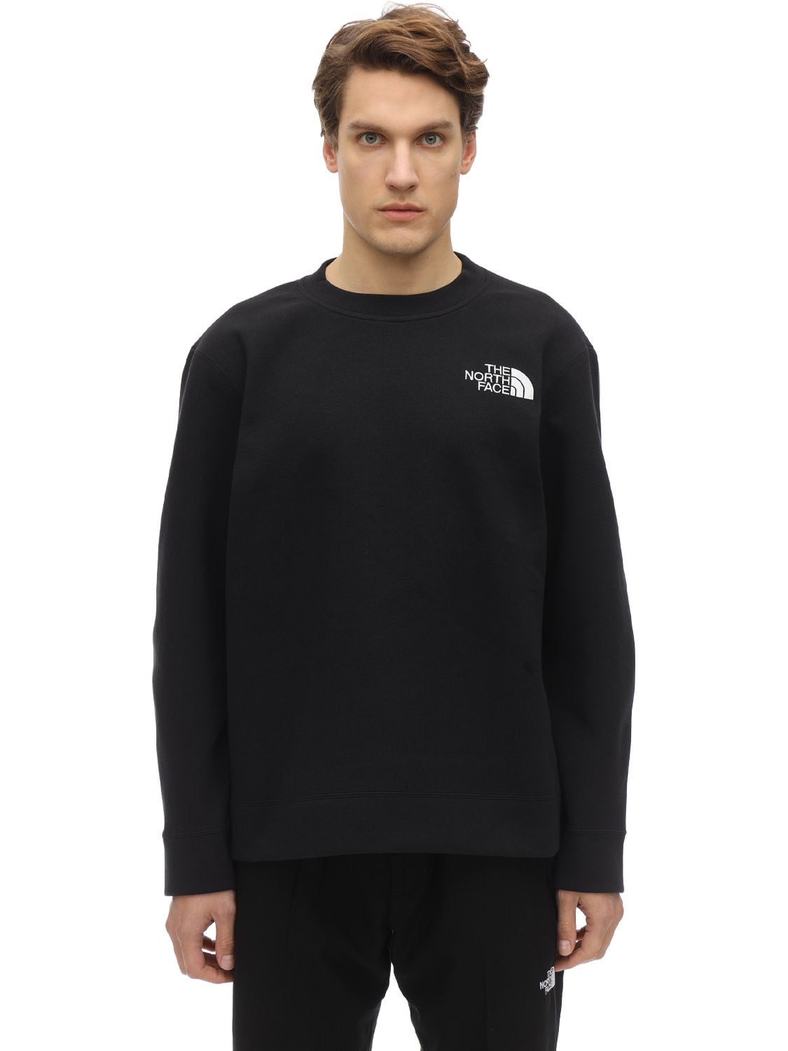 THE NORTH FACE SPACER KNIT SWEATSHIRT,71IVP3004-SKSZ0