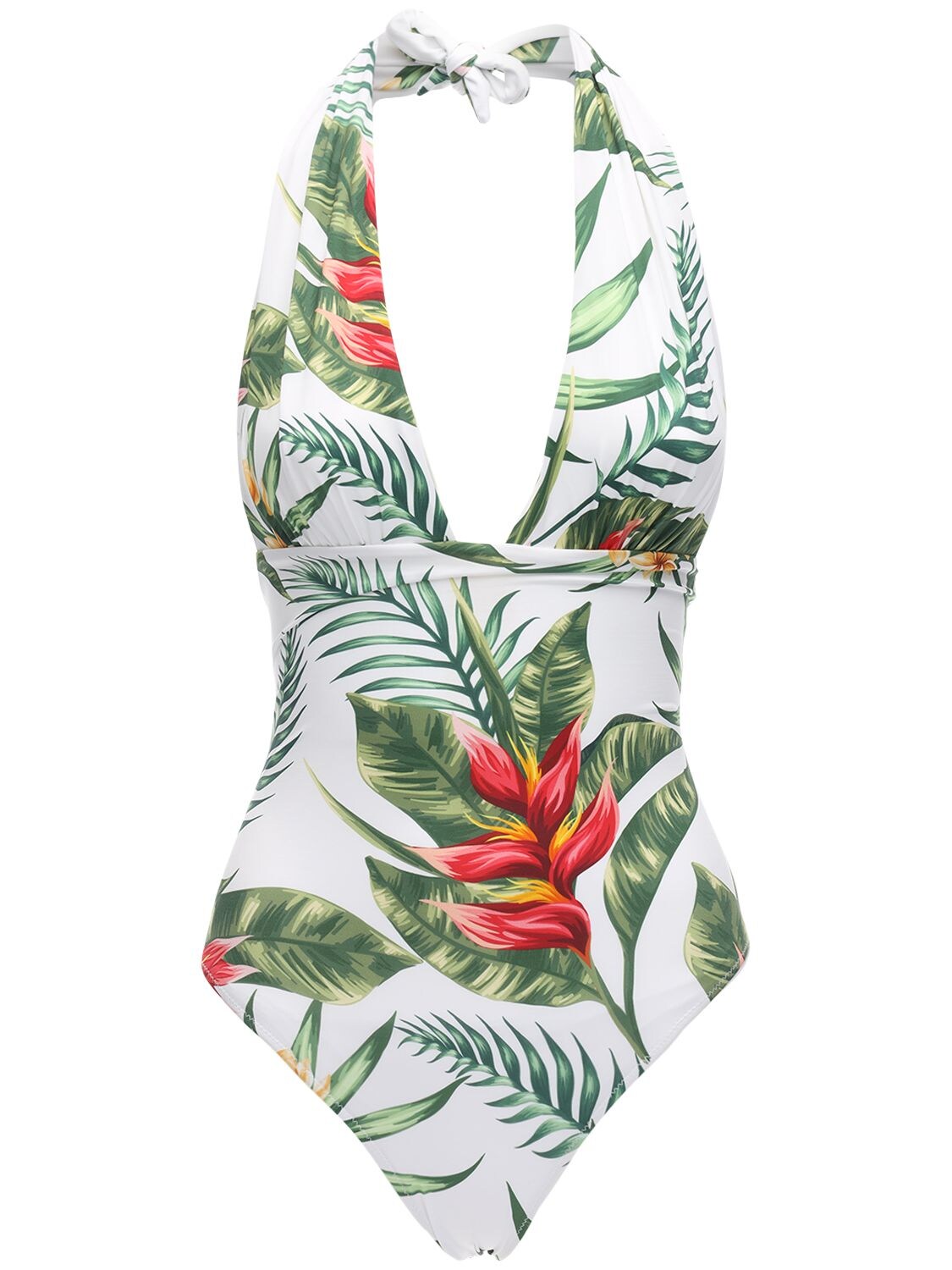 Mc2 Saint Barth Marisol Printed Lycra One Piece Swimsuit In Multicolor ...