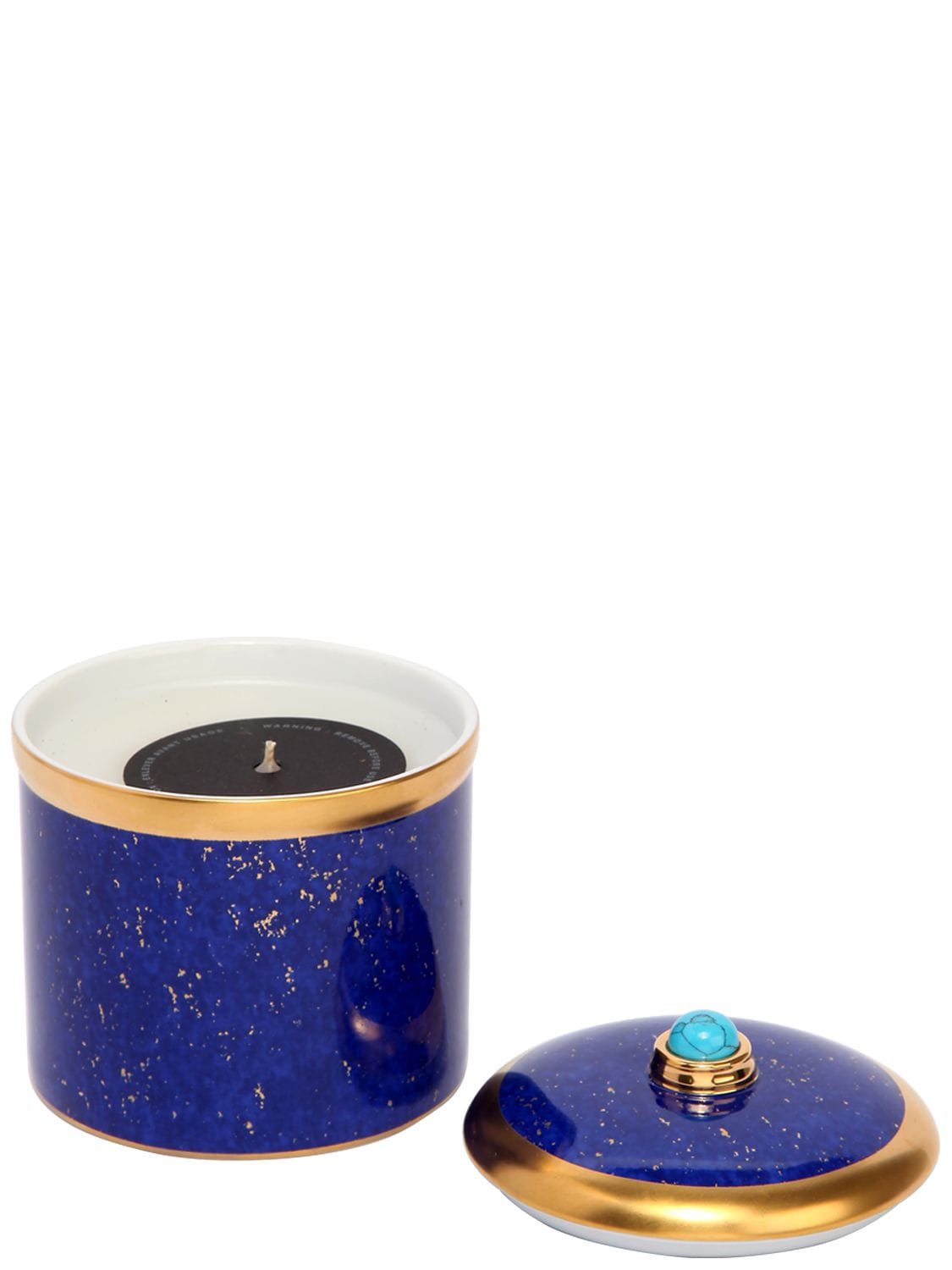 L'objet Sous La Lune Scented Candle In Blue,gold