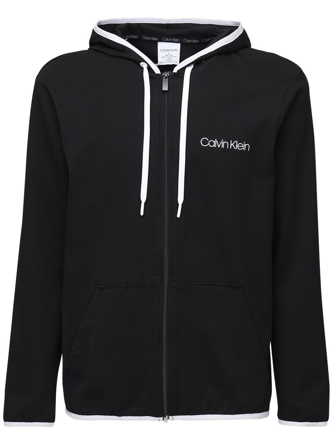 calvin klein zip hoodie