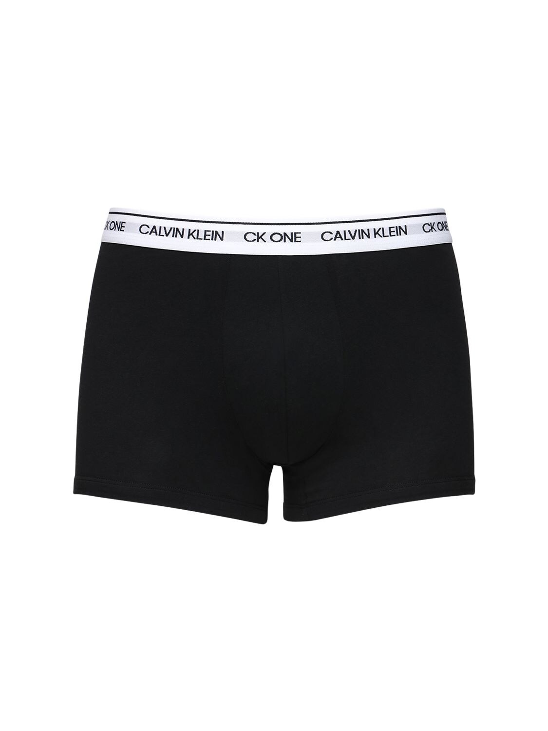 Calvin Klein Underwear 2pk Logo Stretch Cotton Boxer Briefs In Black,white