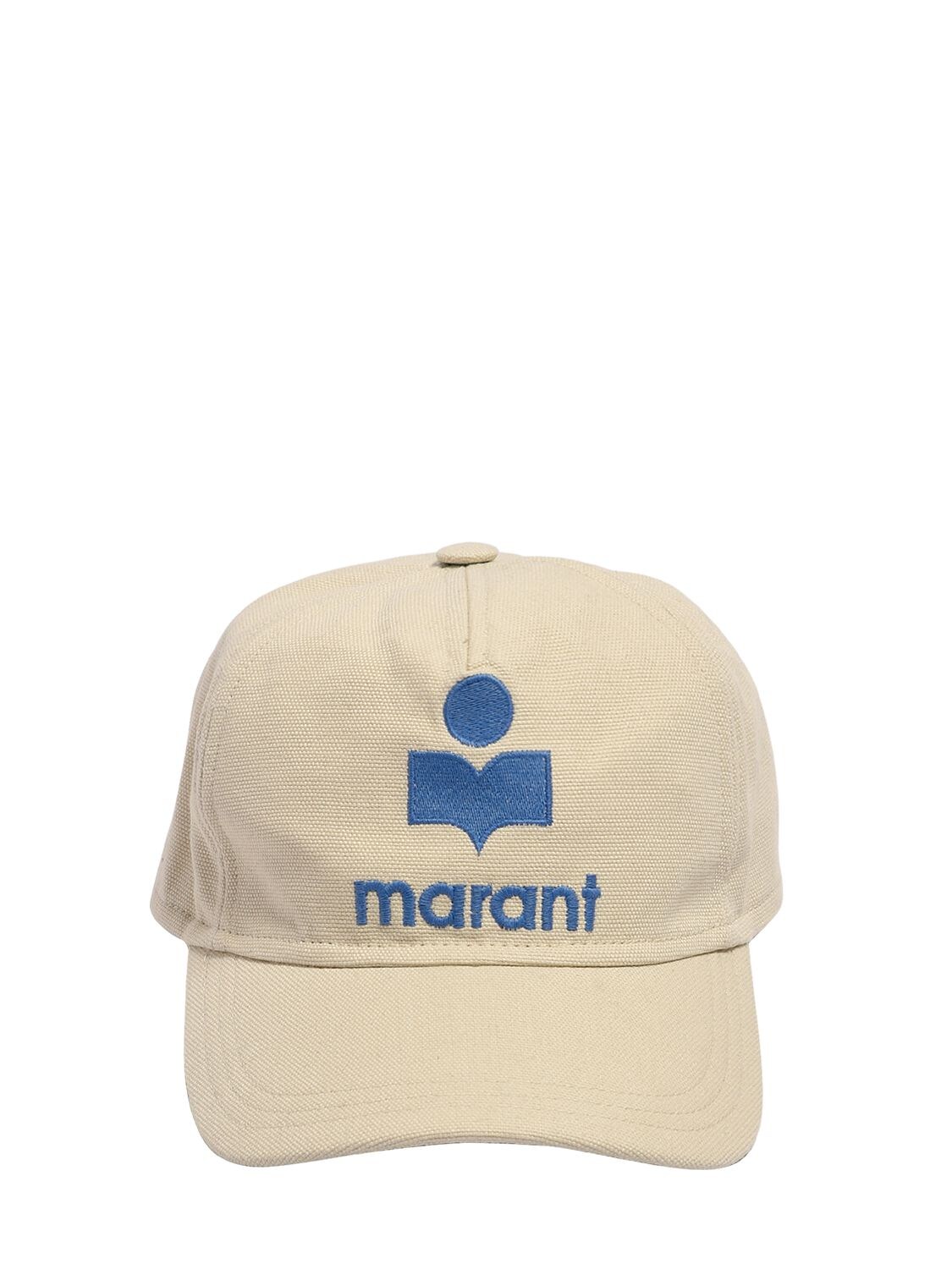 Isabel Marant “tyron”刺绣logo棒球帽 In Ecru