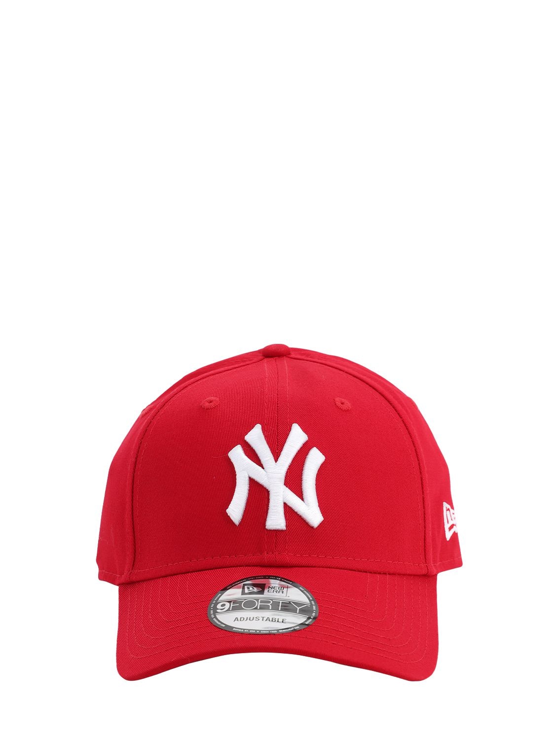 New Era Ny League 9forty Cap In Red