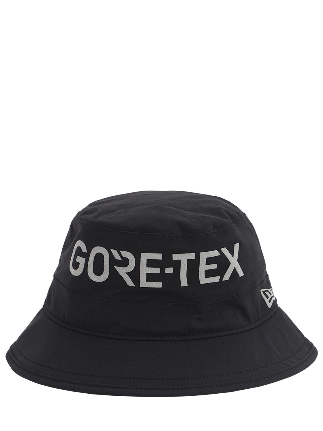 New Era Gore-tex Reflective Bucket Hat In Black