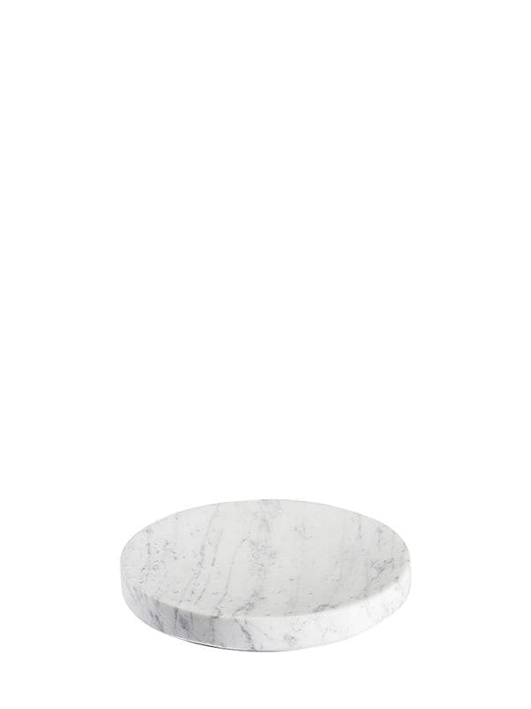 Salvatori Ellipse Carrara Marble Tray In White