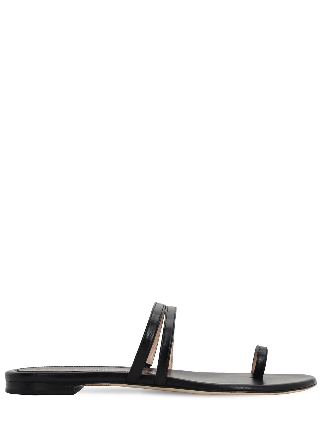 Sandali "leonita" In Pelle 10mm