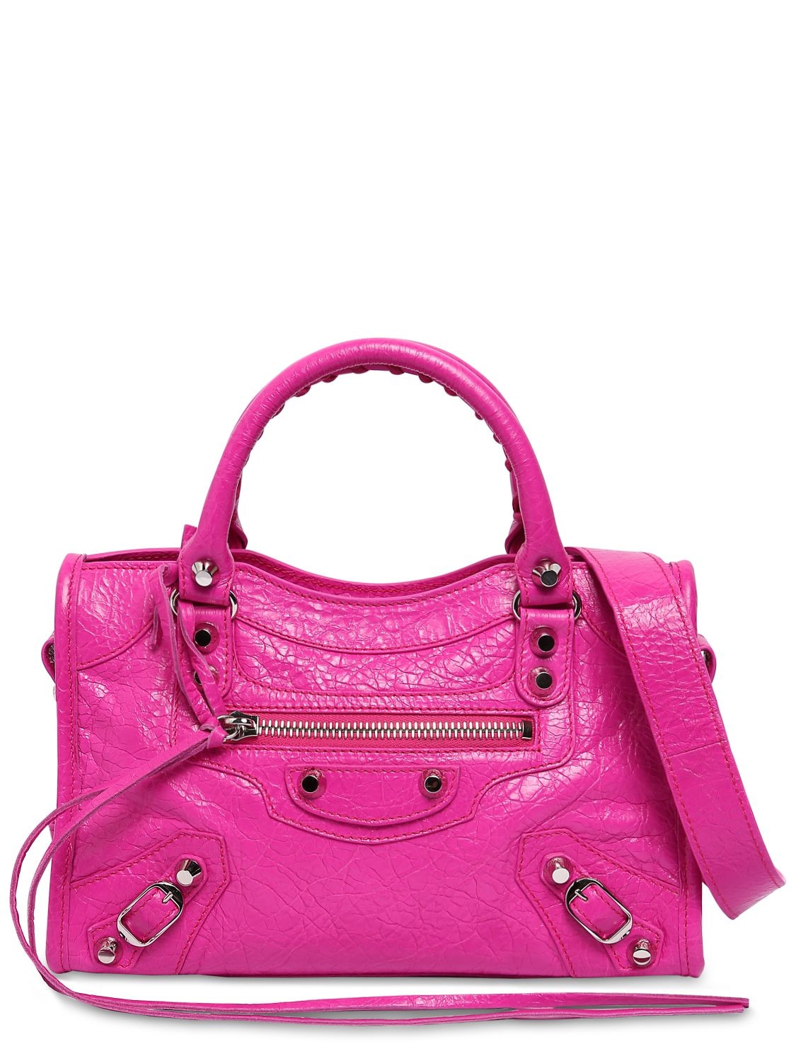 balenciaga mini city bag pink