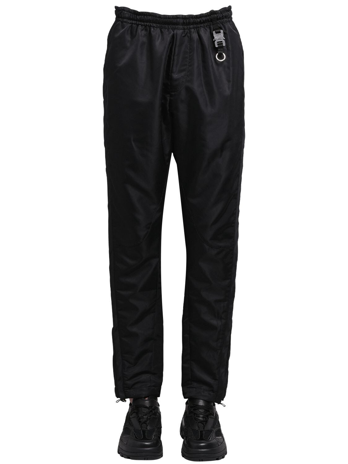 Alyx Nylon Track Pants W/ Buckle In Black | ModeSens Alyx Nylon Track Pants W/ Buckle In Black | ModeSens