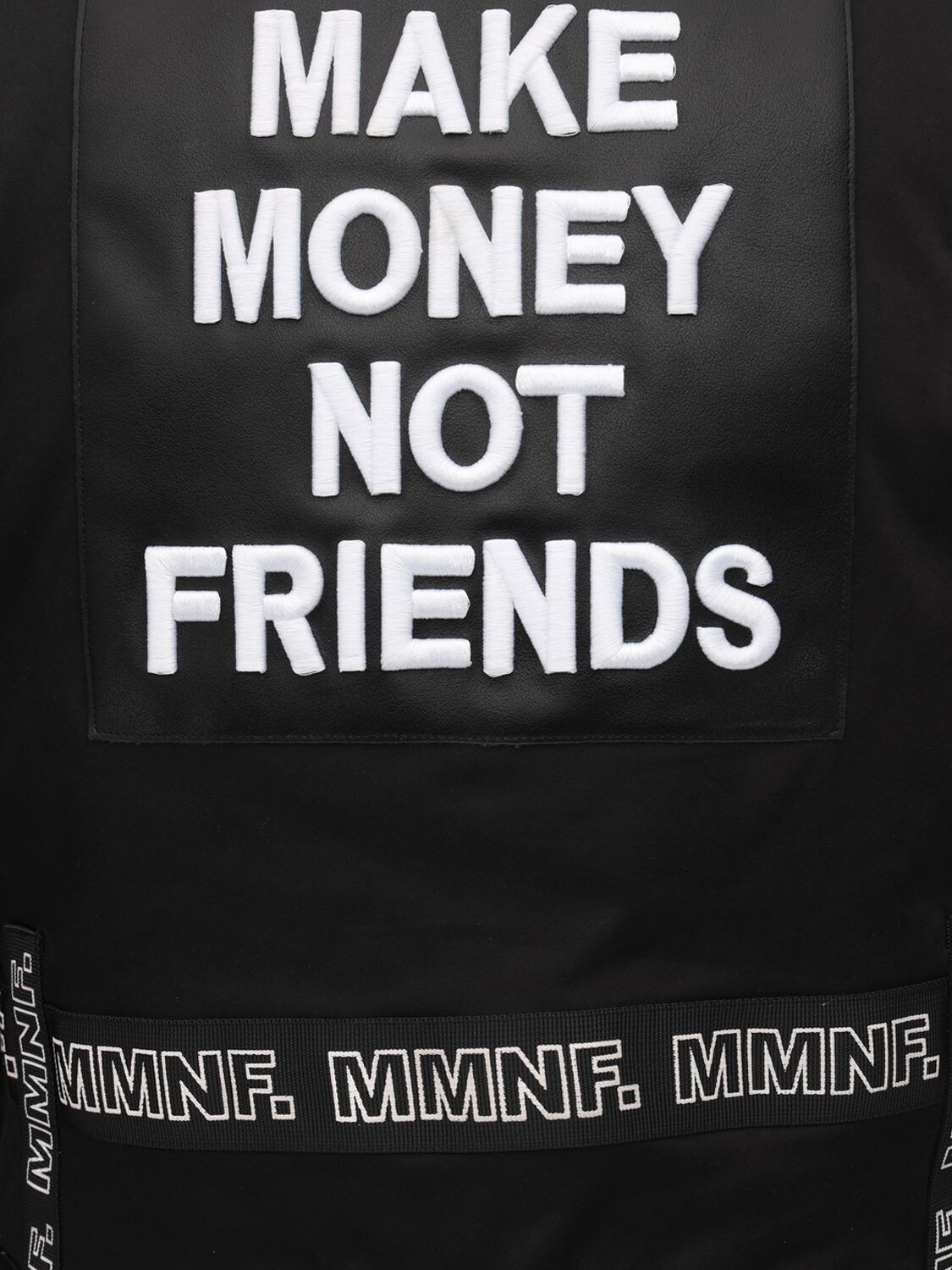 MAKE MONEY NOT FRIENDS LOGO VEST W/BELTS 71IWIX027-QKXBQ0S1