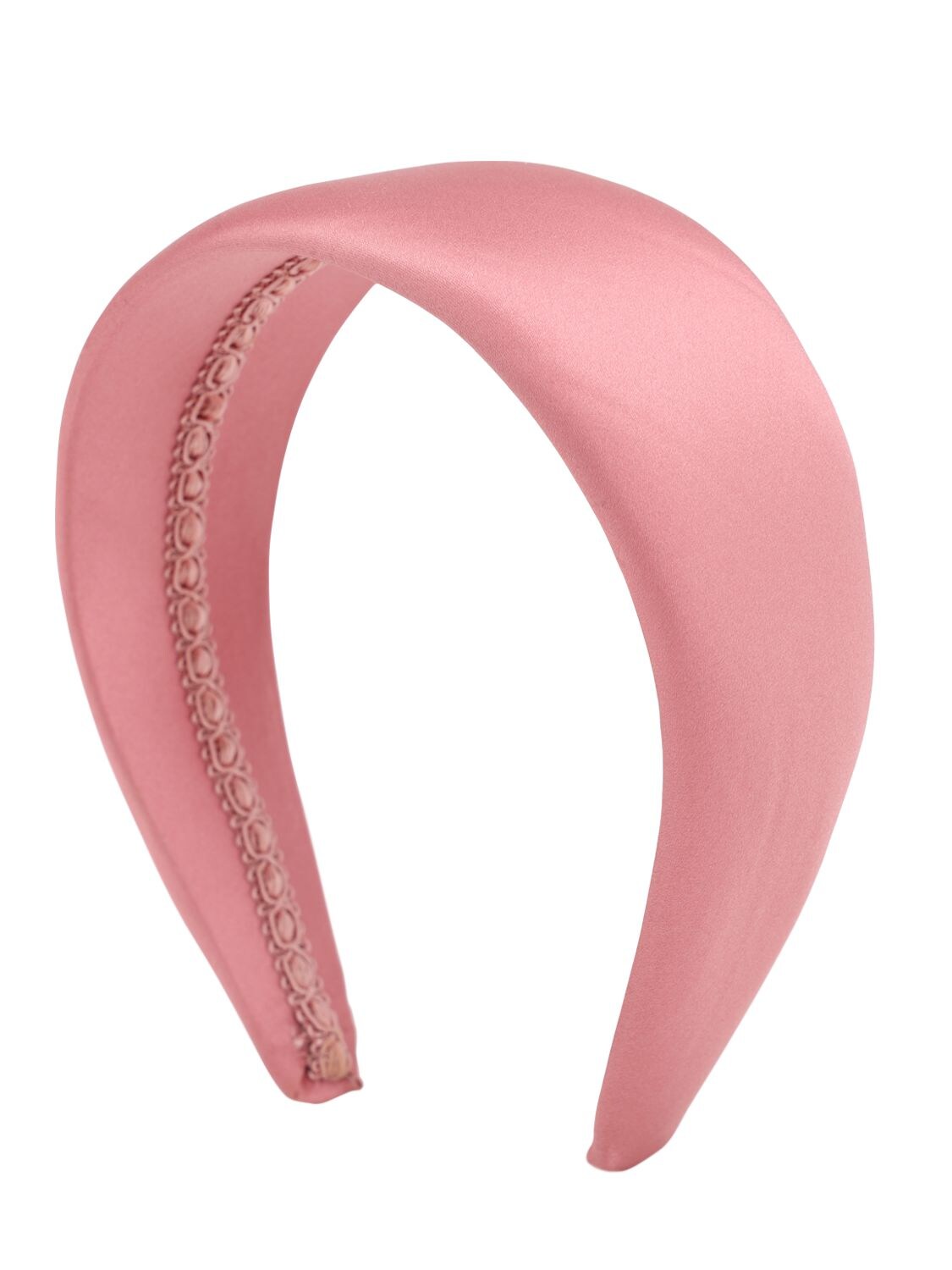 Ca&lou Anastasia Satin Silk Headband In Pink