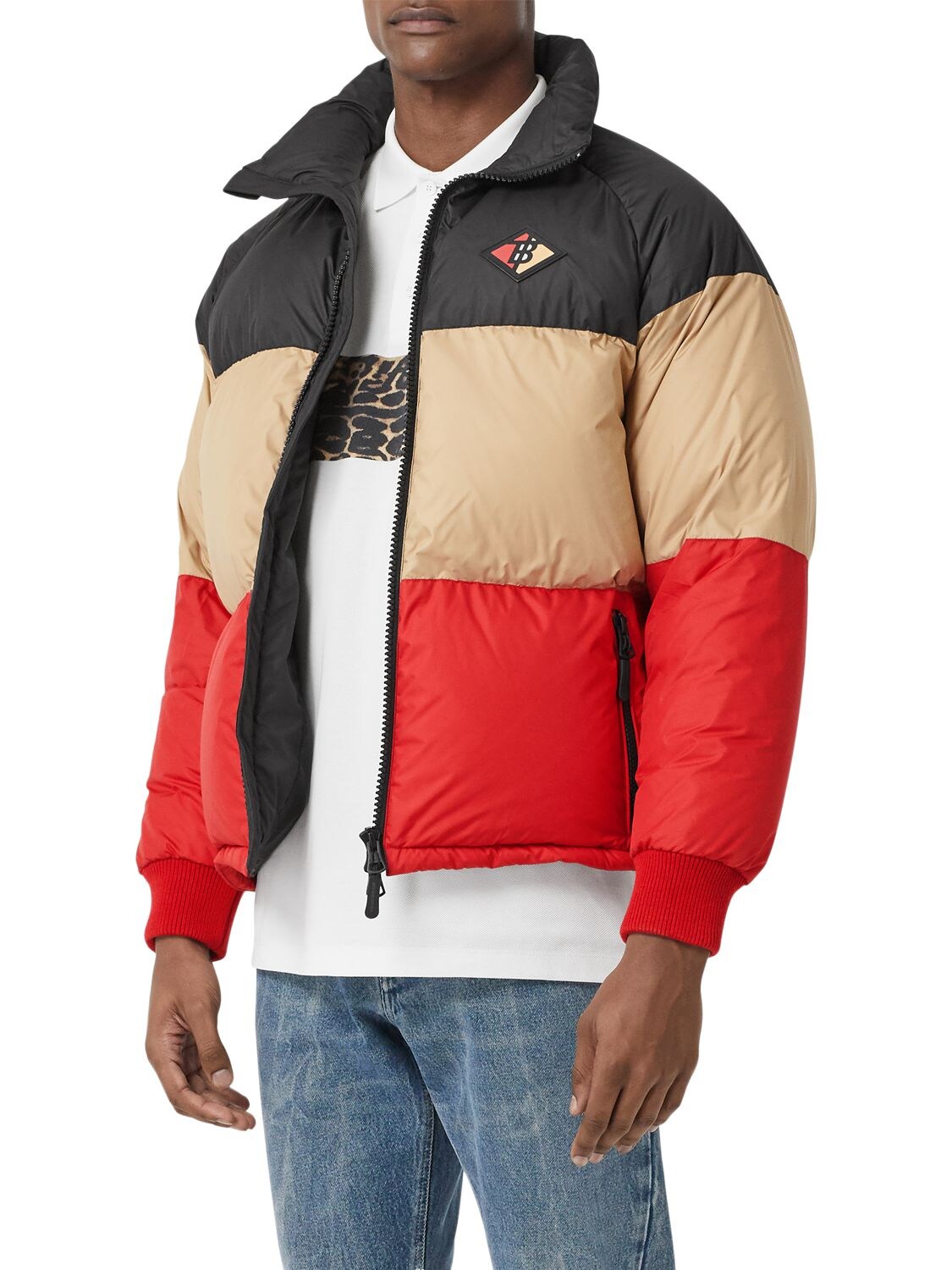 BURBERRY ZIP-UP TECH DOWN JACKET,71IWO0013-QTEXODK1