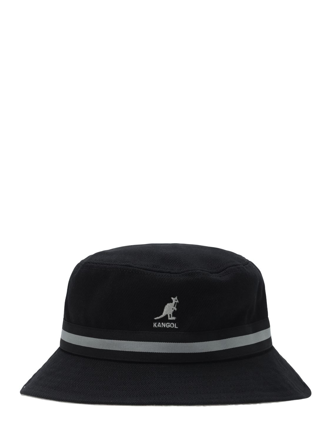 Kangol Lahinch Cotton Bucket Hat In Black